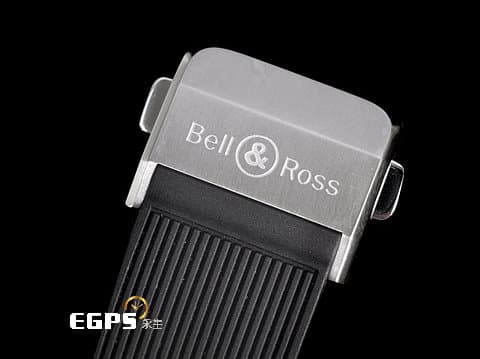 Bell &amp; Ross 柏萊士 Urban系列 BR-05 Black Steel 不鏽鋼 橡膠錶帶 BR05A-BL-ST/SRB 大三針&nbsp;2026年保卡 自動上鍊 40mm