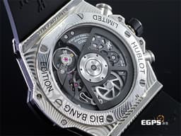 Hublot 宇舶 Big Bang Unico Gourmet 大爆炸 441.DS.1170.NR.GASS <font color="#DDDDDD">大馬士革鋼材質 鏤空面盤</font> 三日鍊 飛返 計時碼表 <font color="#FF0000">2022年保單 限量200只</font> 自動上鍊 42mm