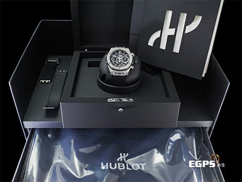 Hublot 宇舶 Big Bang Unico Gourmet 大爆炸 441.DS.1170.NR.GASS 大馬士革鋼材質 鏤空面盤 三日鍊 飛返 計時碼表 2022年保單 限量200只 自動上鍊 42mm
