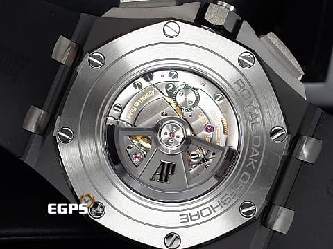 Audemars Piguet 愛彼錶 AP錶 Royal Oak Offshore 皇家橡樹離岸型 26405CE.OO.A002CA.02  2017年保單 全黑陶瓷停產款  計時碼表 自動上鍊 44mm