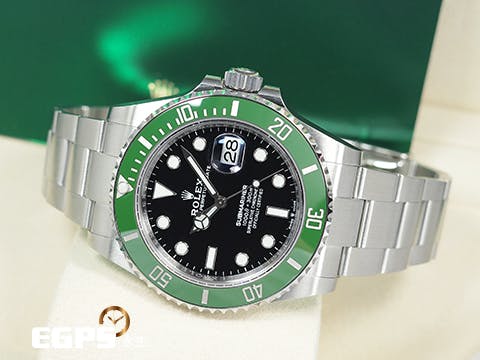 ROLEX 勞力士 Submariner 潛航者 126610LV 最新款 綠水鬼 MK2 淺綠色陶瓷錶圈 黑色面盤 126610 LV 不鏽鋼 ~星巴克～ 2024年新式綠卡 僅試戴極新品 潛水錶 自動上鍊 41mm