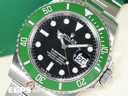 ROLEX 勞力士 Submariner 潛航者 126610LV <font color=#00DD00>最新款 綠水鬼 MK2 淺綠色陶瓷錶圈</font> <font color=#FFFFFF>黑色面盤</font> 126610 LV 不鏽鋼 <font color=#FF0000>~星巴克～ 2024年新式綠卡 僅試戴極新品</font> 潛水錶 自動上鍊 41mm