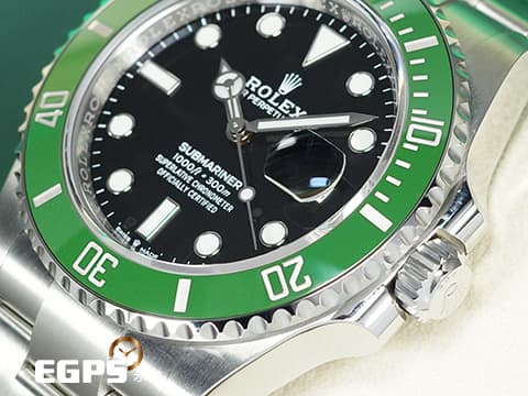 ROLEX 勞力士 Submariner 潛航者 126610LV 最新款 綠水鬼 MK2 淺綠色陶瓷錶圈 黑色面盤 126610 LV 不鏽鋼 ~星巴克～ 2024年新式綠卡 僅試戴極新品  潛水錶 自動上鍊 41mm