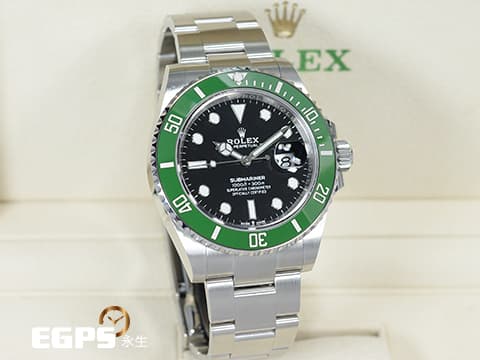 ROLEX 勞力士 Submariner 潛航者 126610LV 最新款 綠水鬼 MK2 淺綠色陶瓷錶圈 黑色面盤 126610 LV 不鏽鋼 ~星巴克～ 2024年新式綠卡 僅試戴極新品 潛水錶 自動上鍊 41mm