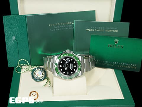 ROLEX 勞力士 Submariner 潛航者 126610LV 最新款 綠水鬼 MK2 淺綠色陶瓷錶圈 黑色面盤 126610 LV 不鏽鋼 ~星巴克～ 2024年新式綠卡 潛水錶 自動上鍊 41mm