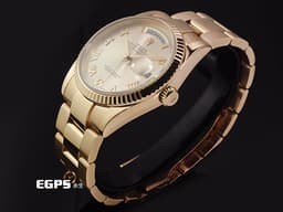 ROLEX 勞力士 Day-Date DD36 星期日誌型型 118235 18K永恆玫瑰金 <font color="#ffead1">玫瑰金色面盤 羅馬數字面</font>&nbsp;<font color="#ff0000">台灣公司貨</font> 自動上鍊 36mm