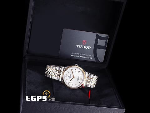 TUDOR 帝舵 1926系列 91551 半金款 玫瑰金 大三針 白色浮雕面盤 周杰倫代言款 2025年保卡 自動上鍊 39mm