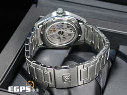 GRAND SEIKO 特級精工 精工 GS 9R Spring Drive SLGA021 Evolution 9 Collection 5日鍊 <font color=#6495ed>藍色波浪紋面盤酷似諏訪湖的水面，黎明前風吹起漣漪，錶盤會隨著入光角度的不同而發生變化，宛如微風中搖曳的水面</font> 不鏽鋼鍊帶款 <font color=#FF0000>2024年保單</font> 自動上鍊 41mm