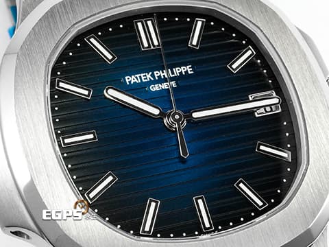 Patek Philippe 百達翡麗 PP錶 Nautilus 5811/1G-001 金鷹 鸚鵡螺 18K白金材質  Nautilus折疊式表扣 煥新演繹經典錶款 日輝紋藍色漸層錶盤 5711後繼款 2025年保單 PP印記&nbsp;自動上鍊 41mm