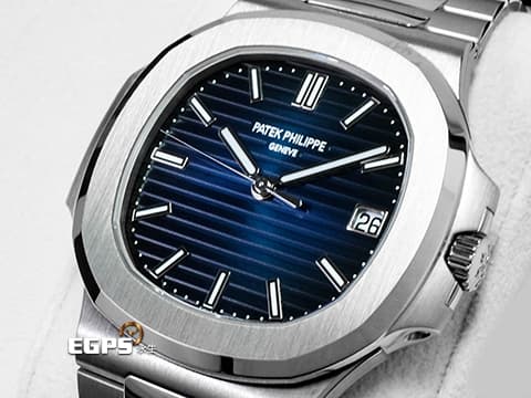 Patek Philippe 百達翡麗 PP錶 Nautilus 5811/1G-001 金鷹 鸚鵡螺 18K白金材質  Nautilus折疊式表扣 煥新演繹經典錶款 日輝紋藍色漸層錶盤 5711後繼款 2025年保單 PP印記&nbsp;自動上鍊 41mm