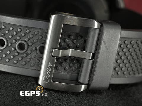 CARTIER 卡地亞 Calibre de Cartier Diver 潛水錶 WSCA0006 小秒針 ADLC碳鍍不鏽鋼材質 2023年保卡 自動上鍊 42mm