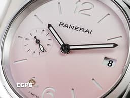 PANERAI 沛納海 Luminor Due Pastello PAM01319 PAM1319 三日鍊 不鏽鋼材質 <font color="#ffaaad">櫻花粉色漸層面盤</font> <font color="#fcfcfc">白色指針及時標</font>  <font color="#FF0000">2025年保卡 適合女士配戴的38mm錶徑 </font> 自動上鍊 38mm