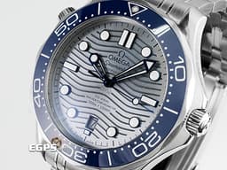 OMEGA 歐米茄 Seamaster Diver 300 海馬 21030422006001&nbsp;<font color="#adadad">銀色波浪紋面盤</font><font color="#2828FF"> </font><font color="#1a66e0">藍色陶瓷外圈</font> 不鏽鋼 同軸擒縱 <font color="#ff0000">2021年台灣公司貨 另附客製化橡膠錶帶</font> 排氦氣閥 潛水錶 自動上鍊 42mm