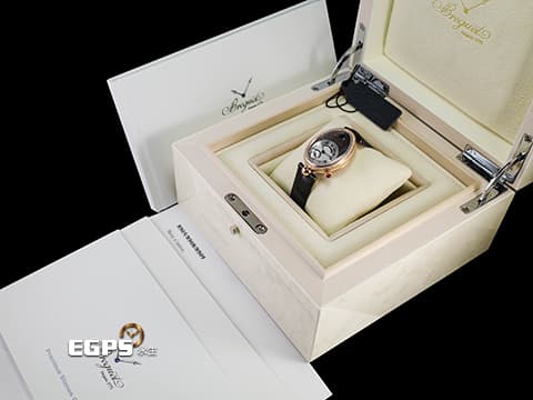 BREGUET 寶璣 Reine de Naples 8908 那不勒斯 原鑲鑽錶 18K玫瑰金材質 8908BR 大溪地珍珠貝母面盤 原鑲128顆鑽石錶圈、錶殼 原鑲鑽石錶扣 月相顯示 新錶參考訂價：1,417,000元  自動上鍊 36.5 × 28.45mm