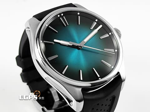H.MOSER &amp; CIE 亨利慕時 PIONEER CENTRE SECONDS 開拓者 3200-1214 不鏽鋼材質 藍色瀉湖煙燻面盤  2025年保單卡&nbsp;大三針 自動上鍊 42.8mm