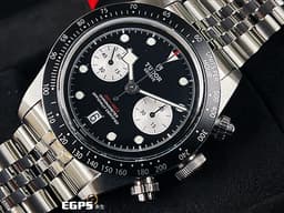 TUDOR 帝舵 Heritage Black Bay Chrono 79360 碧灣 M79360N-0013 計時碼錶 <font color="#FF0000">2025年保單 熱門搶手黑熊貓面盤 MT5813自製機芯</font> 自動上鍊 41mm