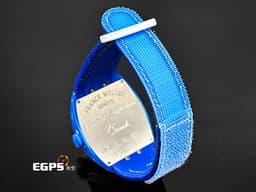 Franck Muller 法蘭穆勒 FM Vanguard Beach 深海藍 最新玻璃纖維複合材質錶殼 <font color="#4169e1">海藍色面盤搭配波浪紋錶殼 彷彿置身海洋度假勝地</font> V41 SC DT 大三針 酒桶型 <font color="#FF0000">亞太區專屬限定 2026年保單</font> 自動上鍊 41mm