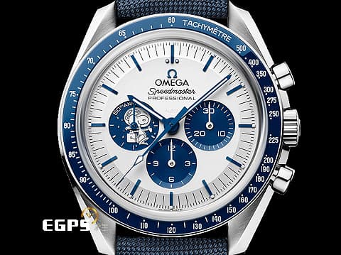 OMEGA 歐米茄 Speedmaster Apollo 13 超霸 登月錶 週年版 Silver Snoopy Award 50th Anniversary「銀史努比獎章」50週年 紀念版 31032425002001 阿波羅13 計時碼表 陶瓷錶圈 不鏽鋼 同軸擒縱 2025年保卡&nbsp;手上鏈 42mm