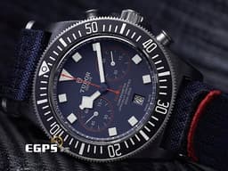 TUDOR 帝舵 Pelagos FXD Chrono "Alinghi Red Bull Racing" 領潛型 25807KN-0001 計時碼表 <font color="#4F4F4F">黑色碳複合材質錶殼</font>+鈦金屬 25807 KN <font color="#FF0000">阿靈基紅牛帆船隊特別版 2023年保卡</font> 自動上鍊 43mm