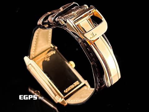 Jaeger Le-Coultre 積家 REVERSO Q273242A 18K玫瑰金材質 日曆指標 JLC特色翻轉REVERSO工藝 高水準工藝~品味人士的優先選擇~  手動上鍊 26x37mm
