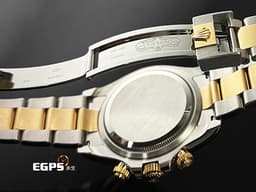 ROLEX 勞力士 Cosmograph Daytona 迪通拿 126503 126503G&nbsp;<font color="#fdfdfd">亮黑色</font>面搭配<font color="#f1e1b5">金色計時盤 鑽石時標</font>&nbsp;計時碼表 18K黃金 半金款 <font color="#FF0000">新款4131機芯 2025年保卡</font>&nbsp;自動上鍊 40mm