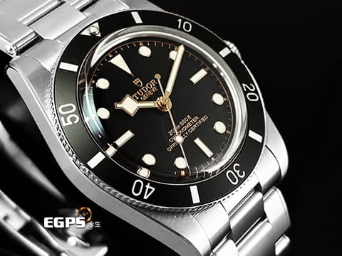 TUDOR 帝舵 Black Bay 54 碧灣 Fifty-Four 79000N-0001 經典棒棒糖秒針 BB54 黑水鬼 雪花針 不鏽鋼 2025年保卡 最新「T-fit」快調錶扣 潛水錶 自動腕錶 37mm