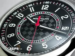 PATEK PHILIPPE 百達翡麗 PP錶 Calatrava 6007G-011&nbsp;<span style="color: rgb(156, 152, 147);">烏木黑色 中央「碳纖維」浮雕圖案面盤</span><span style="color: rgb(221, 221, 221);">&nbsp;</span>6007 G 大三針&nbsp;<font color="#ff5554">紅色秒針、三角形刻度與格狀刻度</font>&nbsp;18K白金材質&nbsp;<font color="#FF0000">2025年保單</font> 自動上鍊 40mm