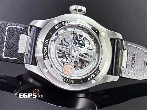 IWC 萬國 Big Pilot`s 43 大飛行員 IW329303 藍色放射紋面盤 經典 大飛 不鏽鋼 2023年保單 最新EasX-CHANGE錶帶更換系統 飛行錶 自動上鏈 43mm