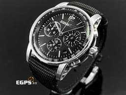 Audemars Piguet AP 愛彼錶 26393 NB 煙燻灰色錶面 <font color="#FF0000">CODE 11.59系列，中層錶殼為皇家橡樹八角形錶身，鏤空的錶耳與纖薄的圓形錶圈相連，<font color="#FFFF33">折射入雙曲面錶鏡的光芒，圓融的線條中帶有幾何的豐富層次，任何角度都值得細細玩味 2022保單 </font> </font> <font color="#FFE4E1">白K金與黑色陶瓷材質</font> 飛返計時碼錶 自動上鍊 41mm