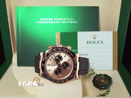 ROLEX 勞力士 DAYTONA 迪通拿 116515 LN 陶瓷圈 116515LN 玫瑰金材質 <font color="#FFBB77">玫瑰金熊貓面盤</font> <font color="#FF0000"> 2018年保卡</font> 自動上鍊 40mm