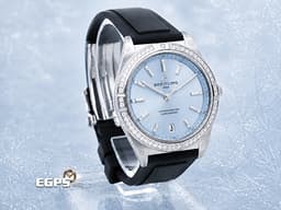 BREITLING 百年靈 CHRONOMAT G10380591C1S1&nbsp;<font color="#05f0f0">Ice Blue冰藍色太陽放射紋面盤 原廠鑲鑽金錶圈 2023年保卡</font><font color="#FF0000">&nbsp;</font>自動上鏈 36mm