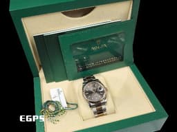ROLEX 勞力士 Datejust 36 蠔式日誌型 126201 <font color="#ADADAD">石板灰色面盤</font> 經典 DJ36 永恆玫瑰金 半金款 <font color="#FF0000">2022年保卡 蠔式（Oyster）三節錶帶</font> 自動上鍊 36mm