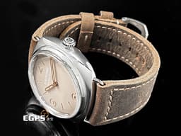 PANERAI 沛納海 Radiomir 3 Day 三日鍊 PAM01350 PAM1350 不鏽鋼材質 <font color=#fdf8aa>漸變米色面盤</font> <font color=#ff0000>2025年保卡</font> 手動上鍊 45mm