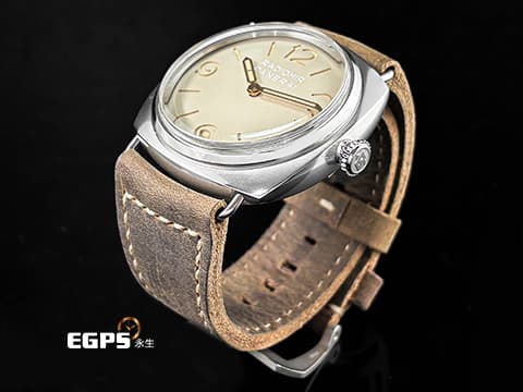 PANERAI 沛納海 Radiomir 3 Day 三日鍊 PAM01350 PAM1350 不鏽鋼材質 漸變米色面盤 2025年保卡 手動上鍊 45mm
