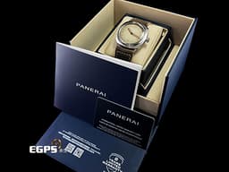 PANERAI 沛納海 Radiomir 3 Day 三日鍊 PAM01350 PAM1350 不鏽鋼材質 <font color=#fdf8aa>漸變米色面盤</font> <font color=#ff0000>2025年保卡</font> 手動上鍊 45mm