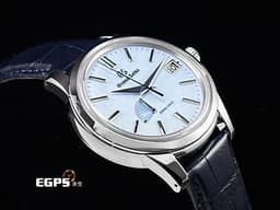 GRAND SEIKO 特級精工 GS 精工 Elegance系列 Spring Drive機芯<font color="#78bae3">「Blue Skies and Driven snow」藍雪面 藍雪姬</font>&nbsp;SBGA407 動能顯示 不鏽鋼&nbsp;<font color="#ff0000">2026年保單</font> 自動上鏈 40.2mm