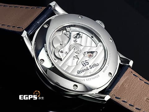 GRAND SEIKO 特級精工 GS 精工 Elegance系列 Spring Drive機芯「Blue Skies and Driven snow」藍雪面 藍雪姬&nbsp;SBGA407 動能顯示 不鏽鋼&nbsp;2026年保單 自動上鏈 40.2mm
