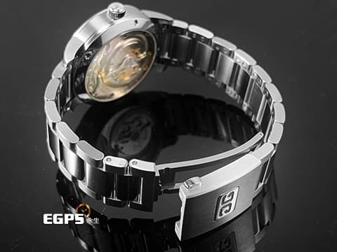 Glashutte Original 格拉蘇蒂 Pano Matic Lunar 偏心系列 1-90-02-46-32-71 藍色面盤 月相盈虧 大日期窗 小秒針 不鏽鋼 德國腕錶工藝 招牌雙鵝頸、3/4夾板、偏心面盤 2024年台灣公司貨 自動上鍊 40mm