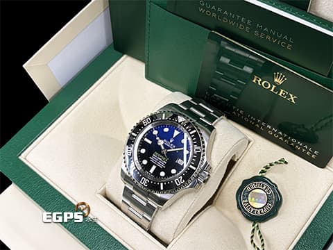 ROLEX 勞力士 Deepsea 海使者 D-Blue 136660 DB 水鬼王 最最最新的深海漸層藍黑面盤 改掉了以往的厚重形象變薄了~ 舒適度滿分的霸氣首選~～  136660DB 陶瓷框  2024年最新保卡 潛水錶 自動上鍊 44mm