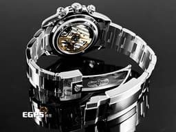 ROLEX 勞力士 Daytona 迪通拿 126506 950鉑金材質 <font color="#cae0ef">原廠鑲鑽冰藍色錶面</font> <font color="#842B00">栗棕色計時圈 陶瓷錶圈</font> <font color="#ff0000"> 新款透背 冰藍鑽面 2025年保卡 </font>  自動上鍊 計時碼錶 40mm
