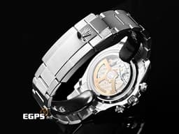 ROLEX 勞力士 Daytona 迪通拿 126506 950鉑金材質 <font color="#cae0ef">原廠鑲鑽冰藍色錶面</font> <font color="#842B00">栗棕色計時圈 陶瓷錶圈</font> <font color="#ff0000"> 新款透背 冰藍鑽面 2025年保卡 </font>  自動上鍊 計時碼錶 40mm