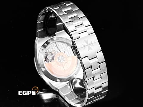 Vacheron Constantin 江詩丹頓 VC錶 Oversea 縱橫四海 4520V/210A-B128 4520 不鏽鋼材質 藍色放射紋漆面錶盤 日內瓦印記 大三針  2025年保卡 易拆卸替換錶帶裝置 另附皮革錶帶和橡膠錶帶 自動上鍊 41mm