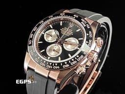 ROLEX 勞力士 Cosmograph Daytona 宇宙計時型 迪通拿 126515LN 計時碼表<font color="#FF0000">&nbsp;</font><font color="#646262">亮黑色錶面</font>搭配<font color="#fdd5bf">日亮金計時盤</font>&nbsp;18K永恆玫瑰金材質 陶瓷錶圈<font color="#ff0000">&nbsp;2024年保卡</font> 自動上鍊 40mm