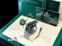 ROLEX 勞力士 Cosmograph Daytona 宇宙計時型 迪通拿 126500LN 計時碼表 <font color=#4F4F4F>亮黑色面盤 黑熊貓</font> 126500 LN 不鏽鋼 陶瓷錶圈 <font color=#FF0000>最新4131機芯 2024年保單</font> 自動上鍊 40mm