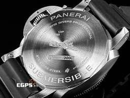PANERAI 沛納海 Luminor Submersible PAM2683 PAM02683 三日鍊 不鏽鋼材質 <font color="#05f0f0">黑色面盤 藍色小秒針</font> <font color="#FF0000">2025年保卡</font>&nbsp;潛水錶 自動上鍊 42mm