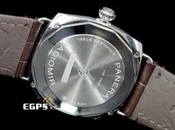 PANERAI 沛納海 Radiomir Quaranta PAM1292 PAM01292 不鏽鋼材質&nbsp;<font color="#0582f5">白色放射紋三明治夜光時標面盤</font>&nbsp;<font color="#fbb53c">金質指針、小秒針</font> 三日鍊&nbsp; 2026年保卡&nbsp;自動上鍊 40mm