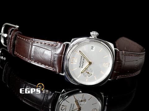 PANERAI 沛納海 Radiomir Quaranta PAM1292 PAM01292 不鏽鋼材質&nbsp;白色放射紋三明治夜光時標面盤&nbsp;金質指針、小秒針 三日鍊&nbsp; 2026年保卡&nbsp;自動上鍊 40mm