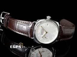 PANERAI 沛納海 Radiomir Quaranta PAM1292 PAM01292 不鏽鋼材質&nbsp;<font color="#0582f5">白色放射紋三明治夜光時標面盤</font>&nbsp;<font color="#fbb53c">金質指針、小秒針</font> 三日鍊&nbsp; 2026年保卡&nbsp;自動上鍊 40mm