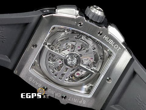 Hublot 宇舶 Spirit Of Big Bang Titanium 42 大爆炸 靈魂系列 642.NX.0170.RX 鈦金屬材質 鏤空面盤 計時碼表 酒桶型  2026年電子保單 自動上鍊 42mm