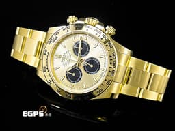 ROLEX 勞力士 Cosmograph Daytona 宇宙計時型 迪通拿 126508 <font color=#f5dea8>金色熊貓 余文樂面盤 18K黃金材質</font> 計時碼表 <font color=#FF0000>最新4131機芯 2025年保卡</font> 賽車錶 自動上鍊 40mm